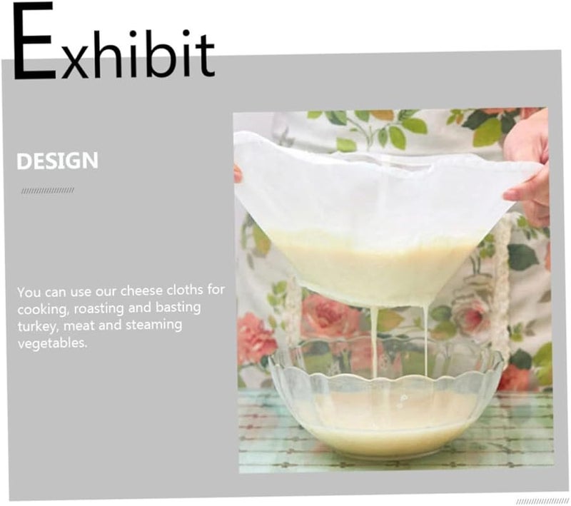 Reusable Cheesecloth For Tofu And Cheese Making 1 Pack Milk Curd Filter Gauze - Image 5